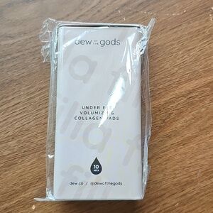 NIB Dew Of The Gods Filla Under Eye Collagen Pads 10 Sets - Sealed
